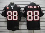 Jerseys Factory Cheap Nike Falcons #88 Tony Gonzalez Black Alter
