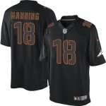 Jerseys Factory Cheap Nike Broncos #18 Peyton Manning Black Men'