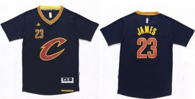 Jerseys Factory Cheap Cavaliers #23 LeBron James Navy Blue 2015-