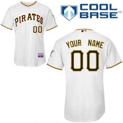 Jerseys Factory Cheap Pirates Customized Authentic White Cool Ba