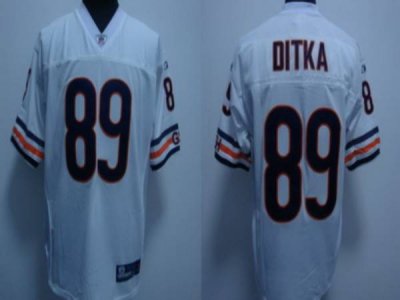 Jerseys Factory Cheap Bears #89 Mike Ditka White Stitched NFL Je