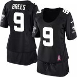 Jerseys Factory Cheap Nike Saints #9 Drew Brees Black Team Color