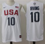 Jerseys Factory Cheap Nike Team USA #10 Kyrie Irving White 2016