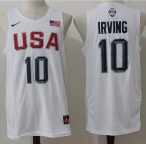 Jerseys Factory Cheap Nike Team USA #10 Kyrie Irving White 2016