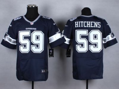 Jerseys Factory Cheap Nike Cowboys #59 Anthony Hitchens Navy Blu