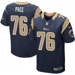 Jerseys Factory Cheap Nike Rams #76 Orlando Pace Navy Blue Team