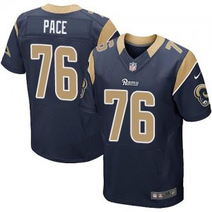 Jerseys Factory Cheap Nike Rams #76 Orlando Pace Navy Blue Team