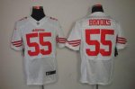 Jerseys Factory Cheap Nike 49ers #55 Ahmad Brooks White Men's Em