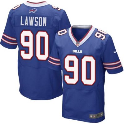 Jerseys Factory Cheap Nike Bills #90 Shaq Lawson Royal Blue Team