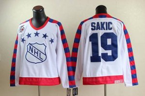 Jerseys Factory Cheap Nordiques #19 Joe Sakic White All Star CCM