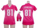 Jerseys Factory Cheap Nike Lions #81 Calvin Johnson Pink Draft H
