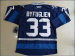 Jerseys Factory Cheap Jets #33 Dustin Byfuglien Dark Blue 2011 S