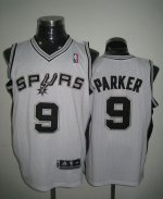 Jerseys Factory Cheap Revolution 30 Spurs #9 Tony Parker White S