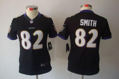 Jerseys Factory Cheap Nike Ravens #82 Torrey Smith Black Alterna