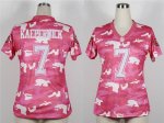 Jerseys Factory Cheap Nike 49ers #7 Colin Kaepernick Pink Women'