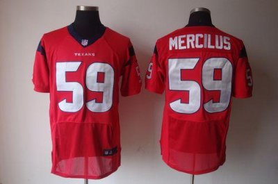 Jerseys Factory Cheap Nike Texans #59 Whitney Mercilus Red Alter