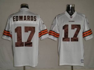 Jerseys Factory Cheap Browns #17 Braylon Edwards White Stitched