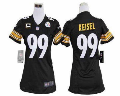 Jerseys Factory Cheap Nike Steelers #99 Brett Keisel Black Team