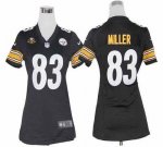 Jerseys Factory Cheap Nike Steelers #83 Heath Miller Black Team