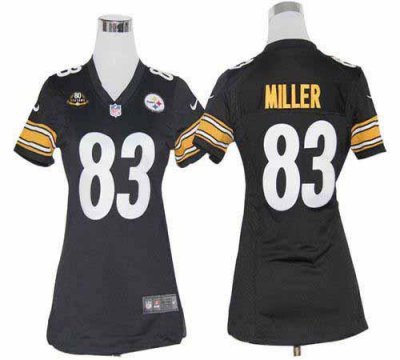 Jerseys Factory Cheap Nike Steelers #83 Heath Miller Black Team