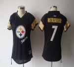 Jerseys Factory Cheap Steelers #7 Ben Roethlisberger Black 2011