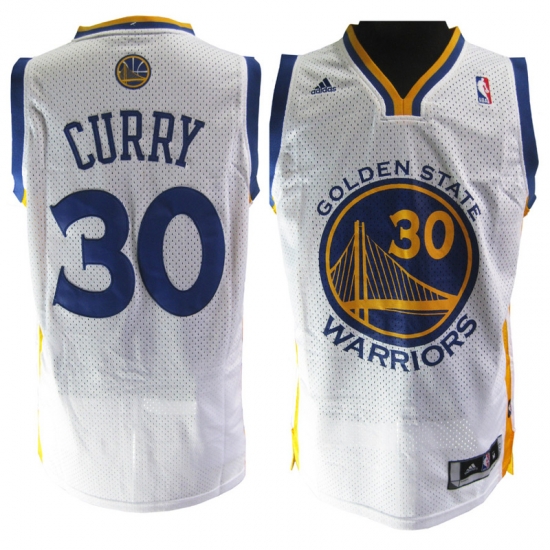 Jerseys Factory Cheap Warriors #30 Stephen Curry White Embroider - Click Image to Close