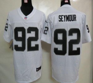 Jerseys Factory Cheap Nike Raiders #92 Richard Seymour White Men