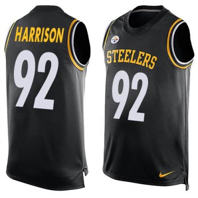 Jerseys Factory Cheap Nike Steelers #92 James Harrison Black Tea