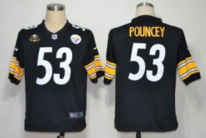 Jerseys Factory Cheap Nike Steelers #53 Maurkice Pouncey Black T