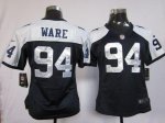 Jerseys Factory Cheap Nike Cowboys #94 DeMarcus Ware Navy Blue T