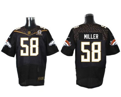 Jerseys Factory Cheap Nike Broncos #58 Von Miller Black 2016 Pro