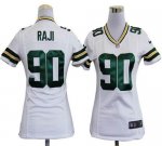 Jerseys Factory Cheap Nike Packers #90 B.J. Raji White Women's E