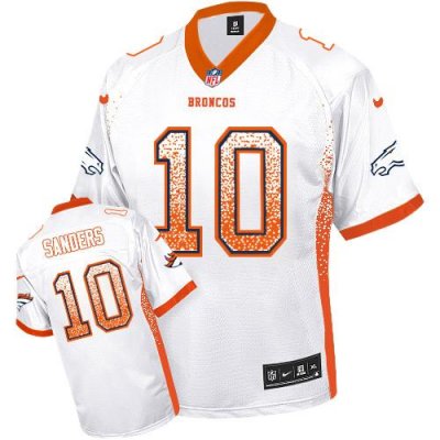 Jerseys Factory Cheap Nike Broncos #10 Emmanuel Sanders White Me