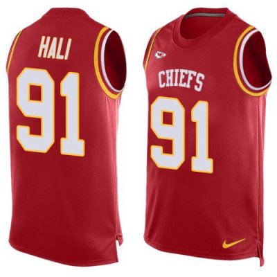 Jerseys Factory Cheap Nike Chiefs #91 Tamba Hali Red Team Color