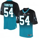 Jerseys Factory Cheap Nike Panthers #54 Shaq Thompson Black/Blue
