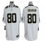 Jerseys Factory Cheap Nike Saints #80 Jimmy Graham White Men's E