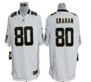 Jerseys Factory Cheap Nike Saints #80 Jimmy Graham White Men's E