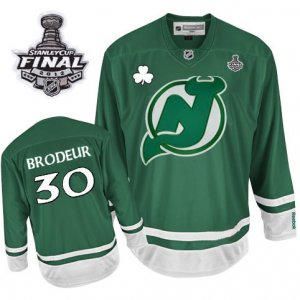 Jerseys Factory Cheap Devils St Patty's Day #30 Martin Brodeur 2