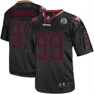 Jerseys Factory Cheap Nike 49ers #99 Aldon Smith Lights Out Blac