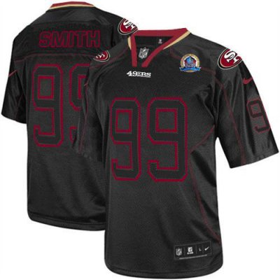 Jerseys Factory Cheap Nike 49ers #99 Aldon Smith Lights Out Blac