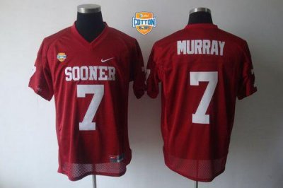 Jerseys Factory Cheap Sooners #7 DeMarco Murray Red AT&T Cotton