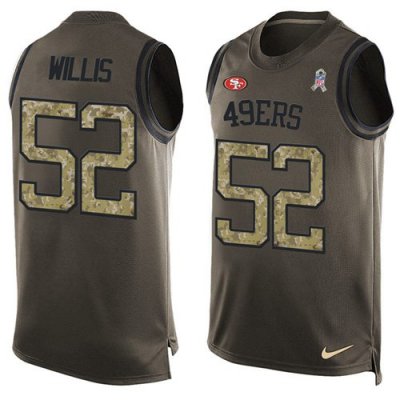 Jerseys Factory Cheap Nike 49ers #52 Patrick Willis Green Men's
