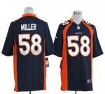 Jerseys Factory Cheap Nike Broncos #58 Von Miller Navy Blue Alte