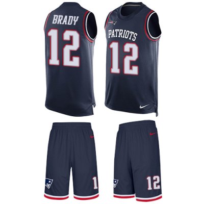 Jerseys Factory Cheap Nike Patriots #12 Tom Brady Navy Blue Team