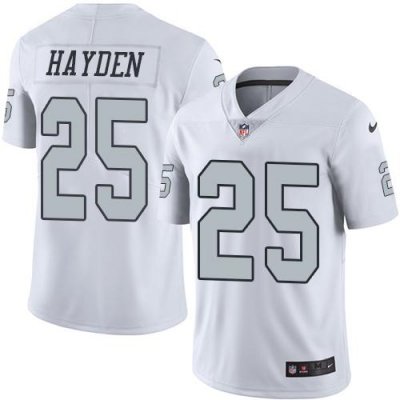 Jerseys Factory Cheap Nike Raiders #25 D.J. Hayden White Men's S