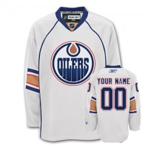 Jerseys Factory Cheap Oilers Personalized Authentic White NHL Je