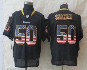 Jerseys Factory Cheap Nike Steelers #50 Ryan Shazier Black Men's