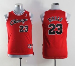 Jerseys Factory Cheap Nike Bulls #23 Michael Jordan Red Throwbac