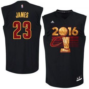 Jerseys Factory Cheap Cavaliers #23 LeBron James Black 2016 NBA