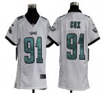 Jerseys Factory Cheap Nike Eagles #91 Fletcher Cox White Youth E